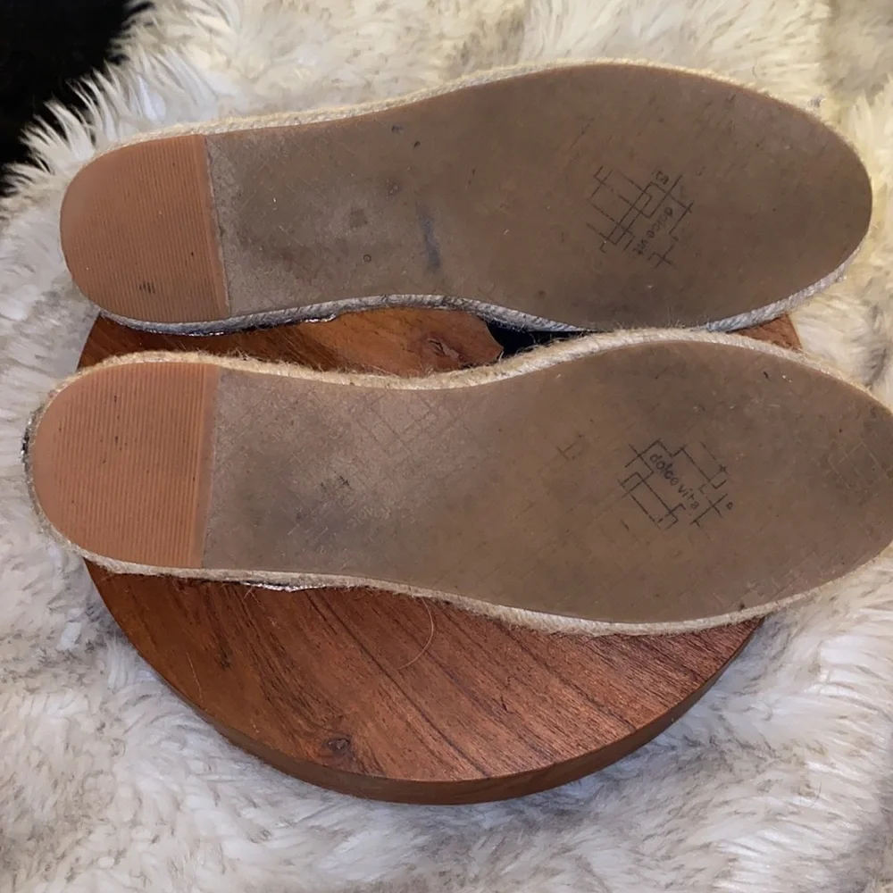 Dolce Vita Ciara Suede D’Orsay Espadrille size 7.5